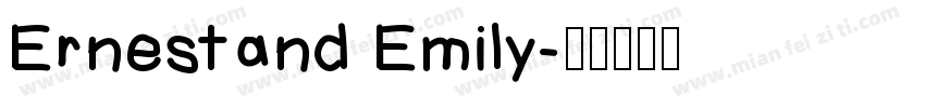 Ernestand Emily字体转换